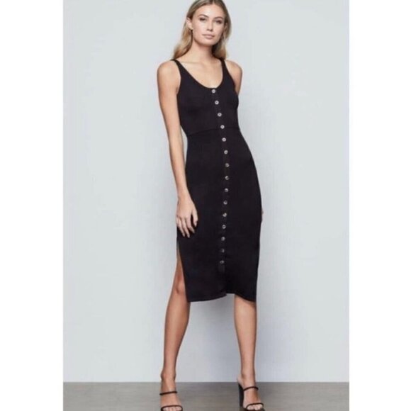 NWT Good American Bra Cup Midi Dress - Size: 1 (Small) - Picture 1 of 10